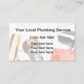 Master-Klempner-Visitenkarten Visitenkarte (Vorderseite)