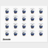 Master Koch Cupcake Runder Aufkleber (Blatt)