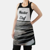 Master Koch Duck Feather Foto Schwarz Grau Moderne Schürze (InSitu)