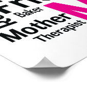 Master-Koch-Mama - Multitasking - Allround-Talent Poster (Ecke)