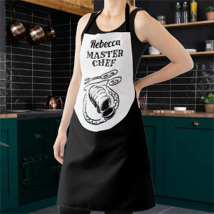 Master-Koch mit Name - Geschenkidee Schürze