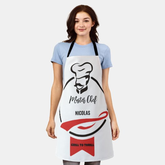 Master-Koch Schürze (Getragen)