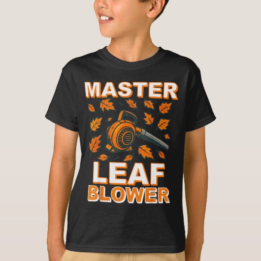 Master Leaf Blower Shirt Men Funny Electric Gas La (Vorderseite)