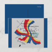 MASTER LEHRER Lehrer Tribute Design Postkarte (Vorne/Hinten)