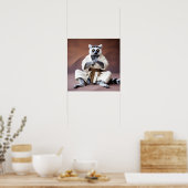 Master Lemur Poster (Küche)