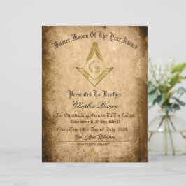 Master-Mason des Jahres