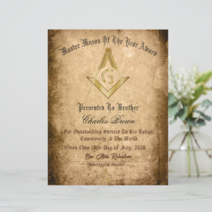 Master-Mason des Jahres