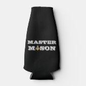 Master Mason Freemason Compass Masonic Mauerwerk Flaschenkühler (Vorderseite)