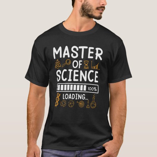 Master Master Master Master Thesis Master of Scien T-Shirt (Vorderseite)