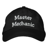 Master Mechanic Bestickte Kappe (Vorderseite)