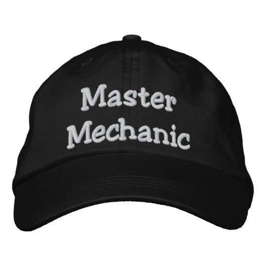Master Mechanic Bestickte Kappe (Vorderseite)