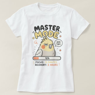 Master Mode Nymphensittich Meme PNG | Lustiger Bur T-Shirt