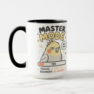 Master Mode Nymphensittich Meme PNG Lustiger Bur Tasse