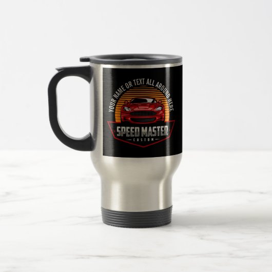 MASTER "Namenstext Red Custom SPEED MASTER" hinzuf Reisebecher (Links)