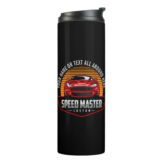 MASTER "Namenstext Red Custom SPEED MASTER" hinzuf Thermosbecher (Nach links gedreht)