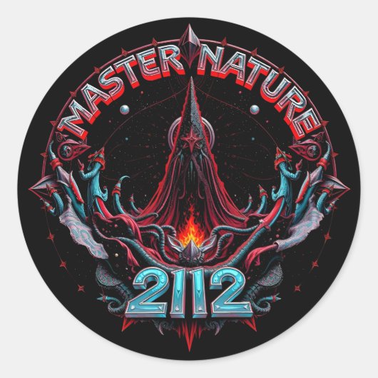 Master Nature 2112 Space Trippin' Stickers (Vorderseite)