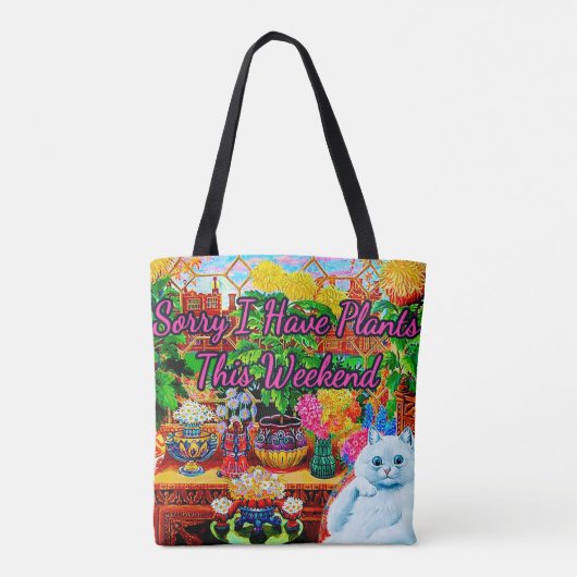 Master of Cat Uni von Louis Wain Tasche (Rückseite)
