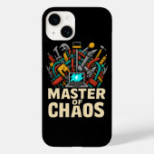 Master of Chaos – Bold Tool Art iPhone 14 Case (Rückseite)