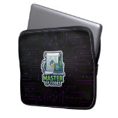 Master of Codes Entwickler-Laptop-Hülle - Python Laptopschutzhülle (Vorderseite Links)