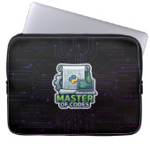 Master of Codes Entwickler-Laptop-Hülle - Python Laptopschutzhülle (Vorderseite)