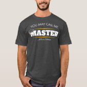 Master of Data Science Funny Abschluss Gift T-Shirt (Vorderseite)