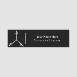 Master of Defense Name Tag Namensschild