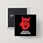 Master of Desaster Button (Vorne & Hinten)