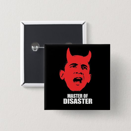 Master of Desaster Button (Vorne & Hinten)