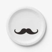 Master of Disguise Mustache | Papierplatte | weiß Pappteller (Vorderseite)
