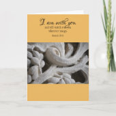 Master of Divinity Degree Glückwunschkarte Karte (Vorderseite)