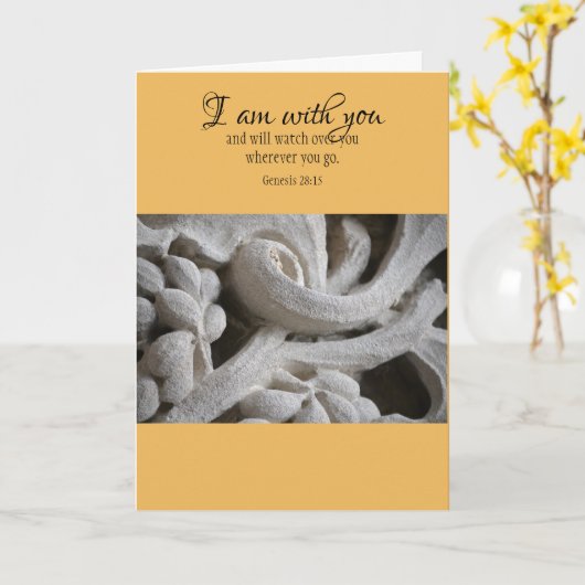 Master of Divinity Degree Glückwunschkarte Karte (Gelbe Blume)