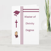 Master of Divinity, Grußkarte Karte (Vorderseite)