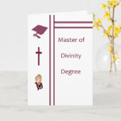 Master of Divinity, Grußkarte Karte (Gelbe Blume)