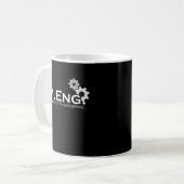 Master of Engineering Ingenieur M.Eng. Abschluss A Kaffeetasse (Vorderseite Links)