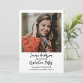 Master of Fine Arts Graduation Party Ankündigung (Stehend Vorderseite)