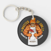 Master of Grill Vathers Day Gift GRILLEN Koch Vate Schlüsselanhänger (Vorderseite)