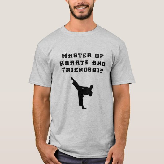 "Master of Karate and Friendship" T - Shirt der Mä (Vorderseite)