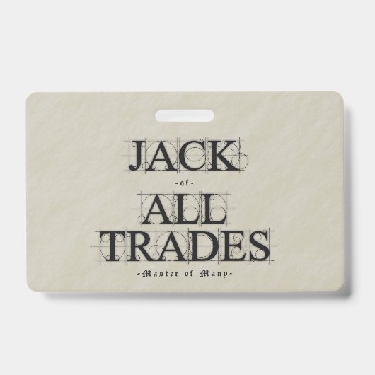 Master of Many Trades - Ausweis (Vorderseite)