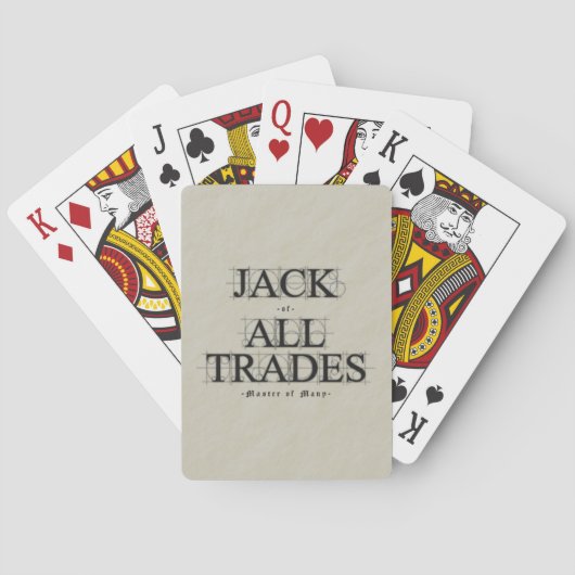 Master of Many Trades - Spielkarten (Rückseite)
