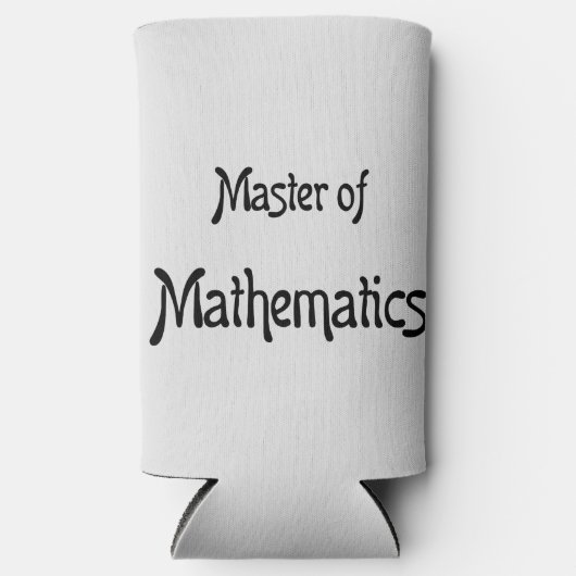 Master of Mathematics Selters Dosenkühler (Vorderseite)