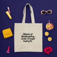 Master of Multitasking Funny Schlicht Typografy