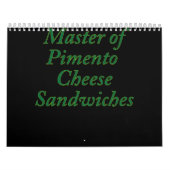 Master of Pimento Cheese Sandwiches Funny Golf Kalender (Titelbild)