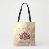 Master of Reiki Lotus design Tasche (Vorderseite)