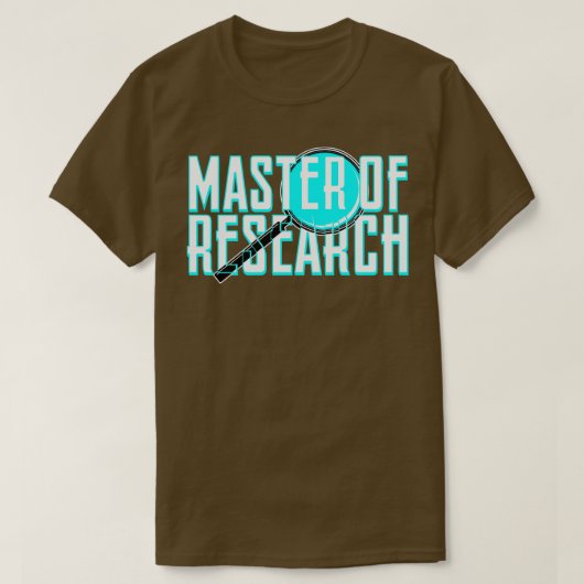 Master of Research T-Shirt (Design vorne)