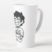 Master of Sarcasm humorvolle Cartoon Illustration  Milchtasse (Rechte Ecke)