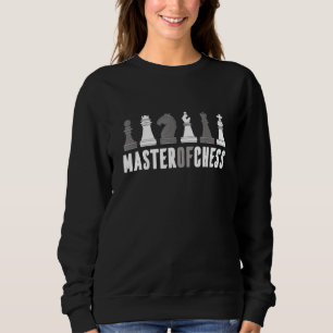 Master of Schach Coole Schachidee für Erwachsene Sweatshirt
