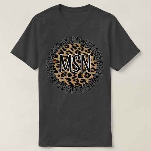 Master Of Science In Nursing Appreciation1371 T-Shirt (Design vorne)