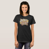 Master of Science in Nursing Blume Abschluss T-Shirt (Vorne ganz)