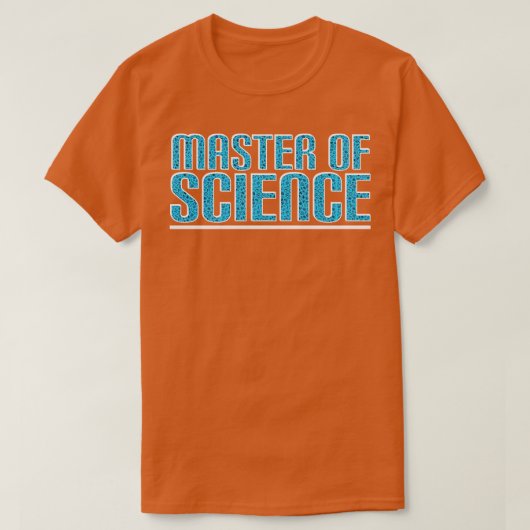 Master of Science T-Shirt (Design vorne)