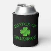 Master of Shenanigans Funny St. Patrick's Day Dosenkühler (Kanne Vorderseite)